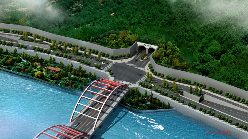 綿陽城市西區至城南新區直通道工程