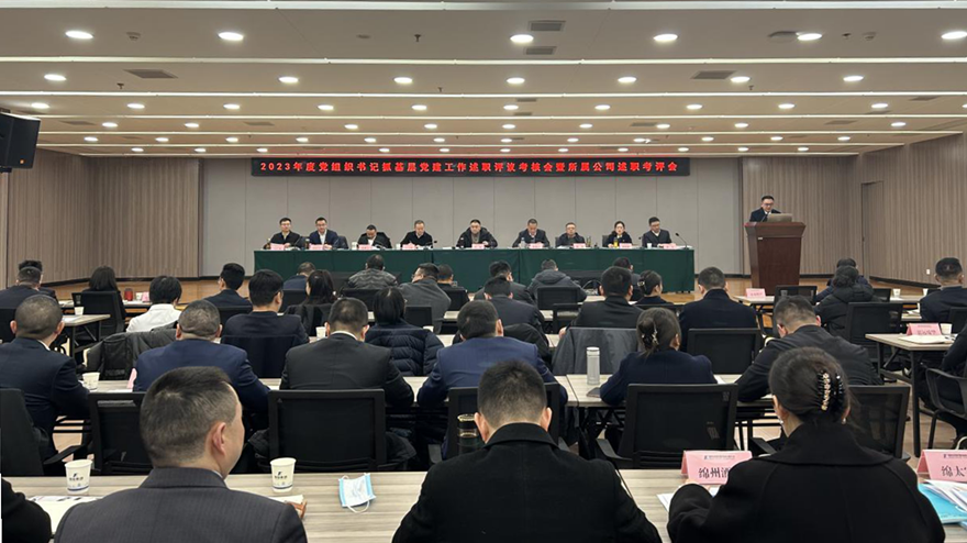 綿投集團黨委召開2023年黨組織書記抓基層黨建述職評議會 綿投集團黨委召開2023年黨組織書記抓基層黨建述職評議會